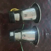 دوعددهالوژن وهلدرلامپی سنگی بهمراه کاور چراغ توکار