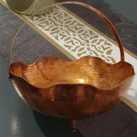 ظرف میوه خوری مسی