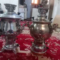 سماور گازی ۸لتری با قوطی ۲ماه کار و۶لتری تمیز سالم
