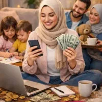 کار در منزل با گوشی