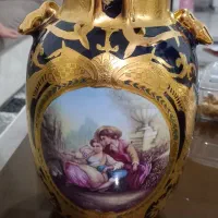 گلدون طلا کوب لیلی ومجنون