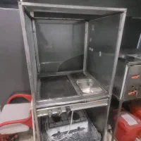 اجاق و فر ساندویچ با هود صنعتی سه کاره