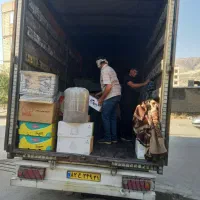 حمل بار واثاثیه منزل جهیزیه ایسوزو مسقف اتاق بزرگ