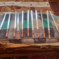 ۱۲رعدد سیخ کوبیده دسته چوبی زیر قیمت