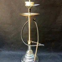 قلیان آکبند میرو طلایی آویز دار
