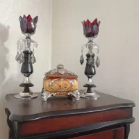 شمعدان کارکرده لاله