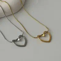گردنبند قلب دفرمه