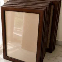 ۱۰ قاب PVC، رنگ قهوه‌ای تیره، سایز ۵۰×۷۰، نو