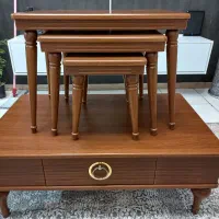 میز جلو مبلی همراه با میز عسلی