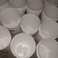 سطل درب دار محکم تمیز دسته دار