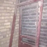 درب دولنگه فلزی همراه باچهارچوب کامل