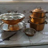 سرویس و قابلمه مسی