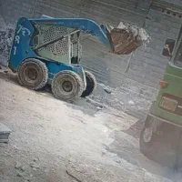 خاکبرداری تخریب مینی لودر بابکت توماس خاور