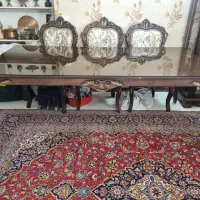 میز ناهارخوری ۸ نفره و مبلمان ۹ نفره