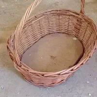 سبد حصیری بزرگ