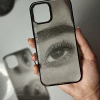نقاشی سیاه قلم پشت قاب (هدیه‌ای خاص)