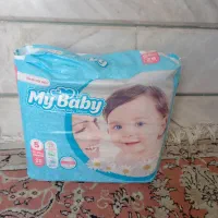 پوشک مای بی‌بی سایز ۵ و ۶ بسته ۲۸ تایی