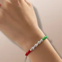 دستبند بافت مدل پرچم ایران