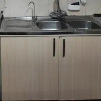 سینگ ظرفشویی وکابینت زیرش و آبچگان یک متری