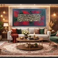 تابلوهای نقاشی دکوراتیو هنر دست (امروز نیم بها)
