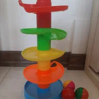 بازی آموزشی برج و توپ ۵ طبقه