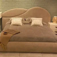 تخت دو نفره تمام پارچه فوق العاده شیک