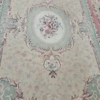 دوعدد فرش  یک رنگ لاکی9متری یک 6متری کرم