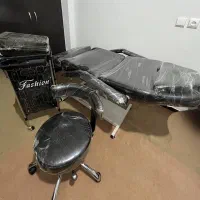 تخت جکدار آ(رایشگری و تتو) و ترولی و صندلی تابوره
