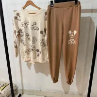 بلوز شلوار منزلی میکی گوش مروارید