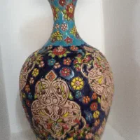 گلدان میناکاری