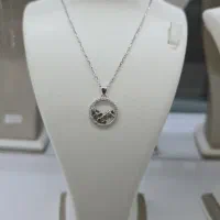پلاک و زنجیر نقره اصل ۹۲۵