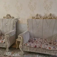 مبلمان ۷ نفره نیمه سلطنتی با جلومبلی