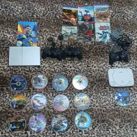 ps1 و ps2 نقره ای با چند بازی وفرمان
