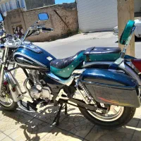موتور سیکلت هارلی مدل 1403 صفر  رنگ یشمی