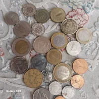 تعدادی سکه قدیمی کشورهای مختلف وایرانی