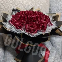 گل ربانی|گل مصنوعی|قم, امامزاده ابراهیم|دیوار
