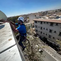 کار در ارتفاع بدون داربست