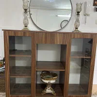 ایینه کنسول شمعدان