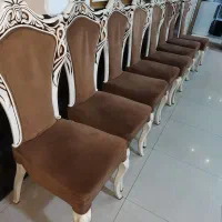 فروش ۳۸۰عدد صندلی پلیمری در حد نو  و ۶۰عدد میز