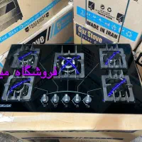 اجاق گاز پنج شعله رومیزی صفحه ای m5 و پادیسانی