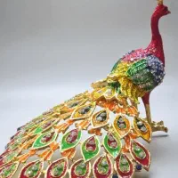جاانگشتری طاووس برنز
