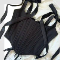 کرست مشکی مجلسی