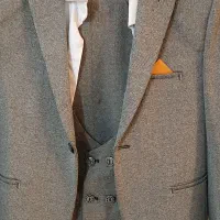 کت و شلوار پسرانه با جلیقه وکفش پیراهن