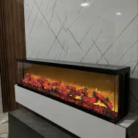 تولیدی شومینه برقی شومینه گازی زیر TV مدل hfg86