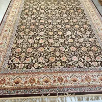 فرش کرامتیان نخ ابریشم