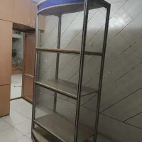 قفسه ویترین آلومینیوم شیک محکم