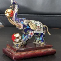 مجسمه برنجی میناکاری کلکسیونی