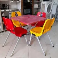 میز و صندلی پلاستیکی‌ غذاخوری هفت رنگ (کارخانه)