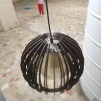 لوستر سقفی چوبی