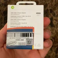 آداپتور ایفون 20w اصلی انگلیس